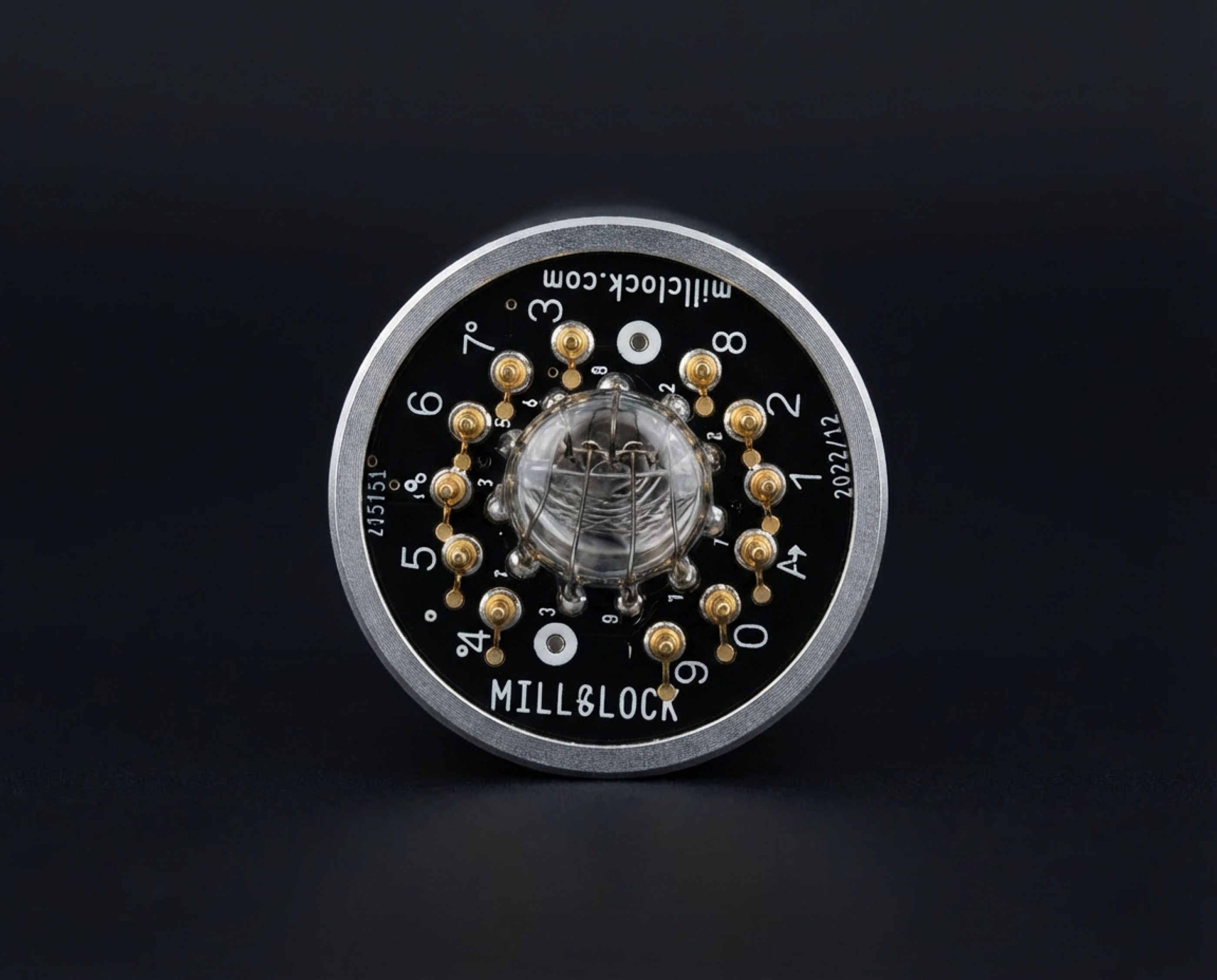 ZIN18 Nixie Tube with Silver Anodized Base | Millclock